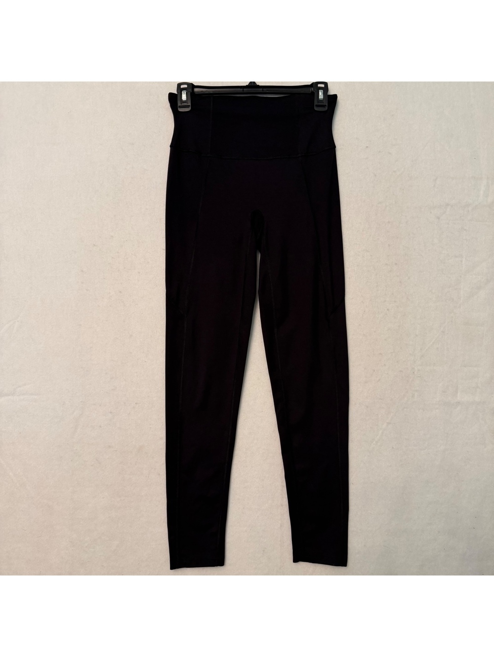 Spanx Women's Large Ankle Legging High Rise Stretch Black Very Soft Feel